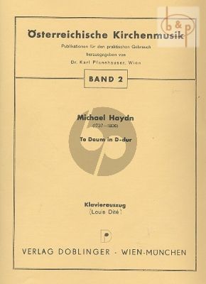 Te Deum D-dur MH 800 (Choir-Orch.-Organ)