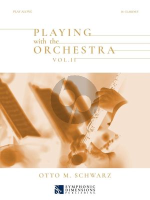 Schwarz Playing with the Orchestra Vol. 2 for Clarinet (Book with Audio online)