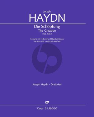 Haydn Die Schopfung Hob. XX1:2 Soli-Chor und Kammerorchester Partitur (arr. Joe Hickman)