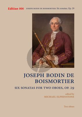 Bosmortier 6 Sonatas Op. 29 for 2 Oboes (Score/Parts) (edited by Michael Elphinstone)