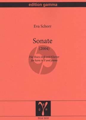 Schorr Sonate Horn in F und Klavier