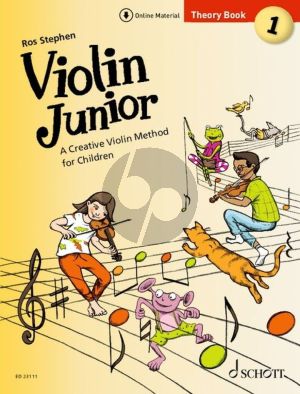 Stephen Violin Junior Theory Book 1 (A Creative Violin Method for Children) (Book with Audio online)