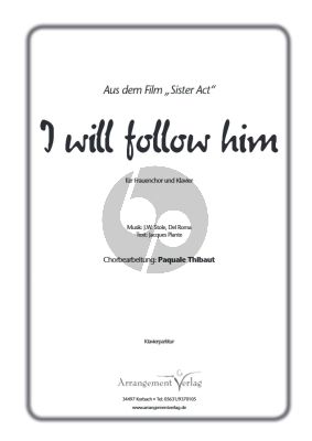 Stole / Del Roma I will follow him for SSA and Piano (Klavierauszug) (Arr. by Pasquale Thibaut)