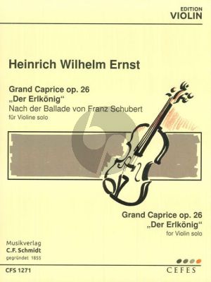 Ernst Grand Caprice "Der Erlkönig" Op. 26 nach Schubert Violine solo