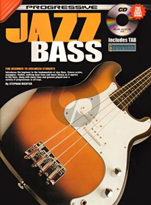 Richter Progressive Jazz Bass with TAB included Book with Cd