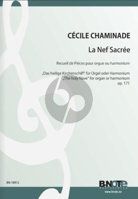 Chaminade La Nef Sacrée Op.171 Orgel oder Harmonium