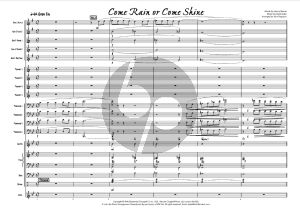 Arlen Come Rain or Come Shine Jazz Ensemble with Vocal Score and Parts (Arranged by John Ferguson)