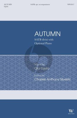 Gjeilo Autumn SATB divisi and opt. Piano
