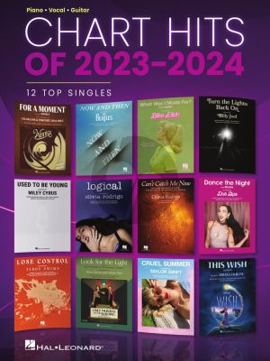 Chart Hits of 2023-2024 Piano-Vocal-Guitar