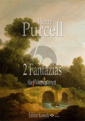 Purcell 2 Fantazias für Flötenquartett (4. Altflöte) (Part./Stimmen) (arr. Britta Roscher)