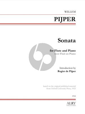 Pijper Sonata for Flute and Piano