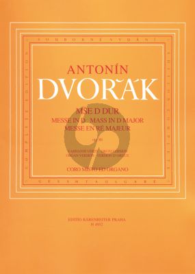 Dvorak Messe D-Dur Op.86 Orgelversion