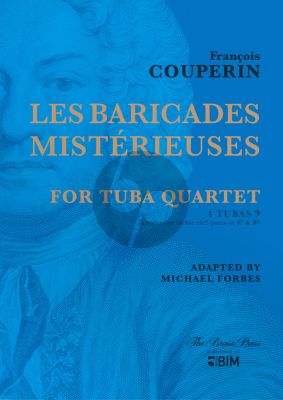 Couperin Les Barricades Mistérieuses for Tuba Quartet (Score/Parts) (arr. Michael Forbes)