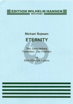 Bojesen Eternity for Women's Choir SSA and Piano