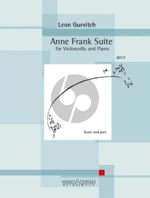 Gurvitch Anne Frank Suite for Violoncello and Piano