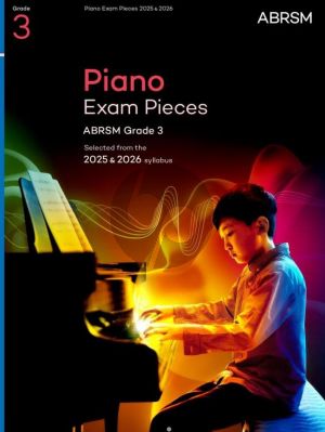 ABRSM: Piano Exam Pieces 2025 & 2026 Grade 3 (Book with Audio online)