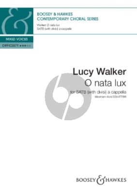 Walker O Nata Lux SATB (with divisi)
