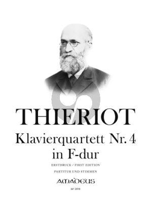 Thieriot Quartett No. 4 in F-dur Klavier-Violine-Viola und Violoncello (Part./Stimmen) (Yvonne Morgan und Luzi Dubs)