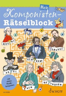 Mein Komponisten-Rätselblock (Buch mit Audio online)