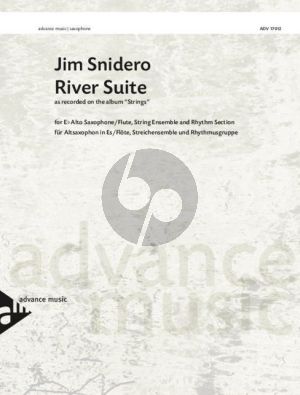 Snidero River Suite Alto Saxophone / Flute-String Ensemble and Rhythm Section (Score/Parts)