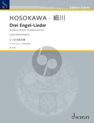 Hosokawa Drei Engel-Lieder for Soprano and Harp (Score)