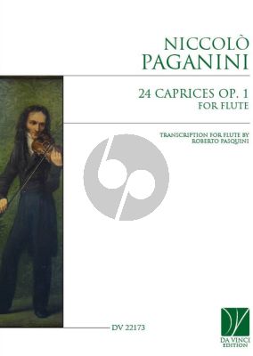 Paganini 24 Caprices Op. 1 for Flute (transcr. by Roberto Pasquini)