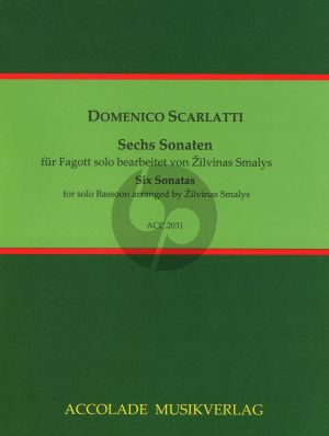 Scarlatti 6 Sonaten Fagott solo (transcr. Zilvinas Smalys)