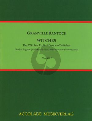 Bantock The Witches Frolic / Dance of Witches 3 Fagotte (Vc.) (Part./Stimmen) (Bodo Koenigsbeck)