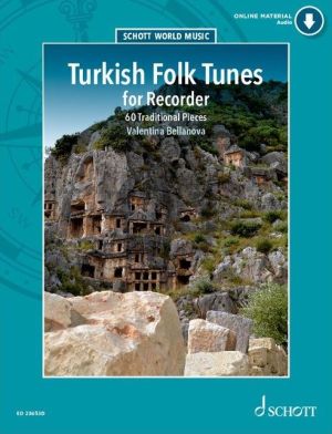 Turkish Folk Tunes for Recorder (Book with Audio online) (Valentina Bellanova)