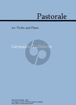 Tailleferre Pastorale for Violin and Piano