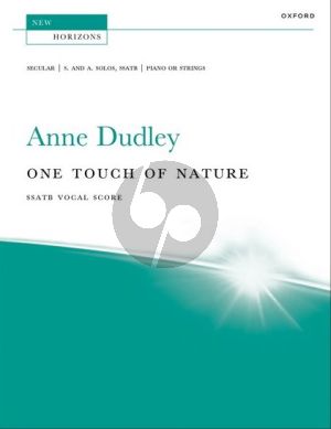 Dudley One Touch of Nature Soprano and Alto solo-SSATB with Piano/Strings (Vocal Score)