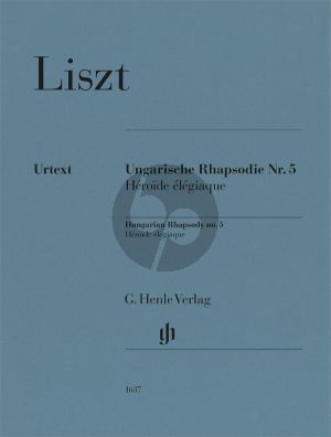 Liszt Hungarian Rhapsody No. 5 Piano solo (edited by Peter Jost)