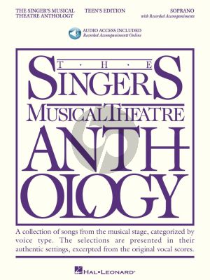 The Singer's Musical Theatre Anthology – Teen's Edition Soprano (Book with Audio online) (edited by Richard Walters)