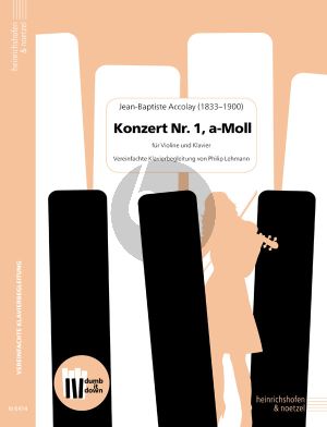 Accolay Konzert Nr.1 a-Moll Violine und Klavier (Vereinfachte Klavierbegleitung von Philip Lehmann)
