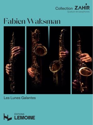 Waksman Les Lunes Galantes 4 Saxophones (SATB) (Score/Parts)