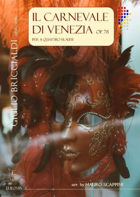 Briccialdi Il carnevale di Venezia Op.78 for 4 Flutes (Score/parts) (arr. Mauro Scappini)