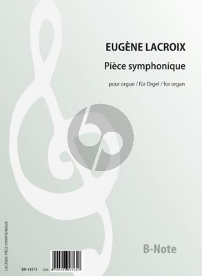 Lacroix Piece Symphonique Orgel