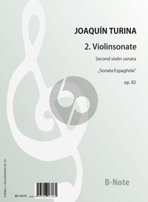 Turina Sonate No.2 Op.82 Sonata Espanola for Violin and Piano