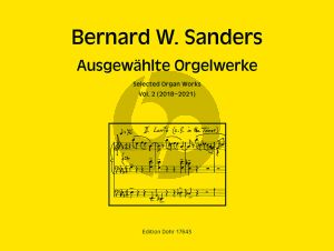 Sanders Ausgewählte Orgelwerke Band 2 (2018-2021)