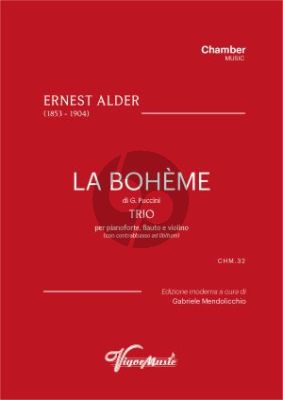 Alder La Boheme di Puccini Trio for Piano-Flute and Cello (Score/parts) (Gabriele Mendolicchio)