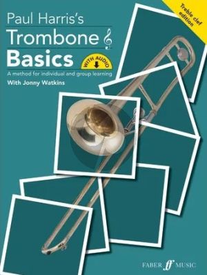 Watkins-Harris Trombone Basics (Treble Clef Edition) (Book with Audio online)