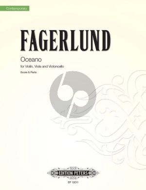 Fagerlund Oceano for String Trio Violin, Viola or Violin and VioloncelloScore and Parts