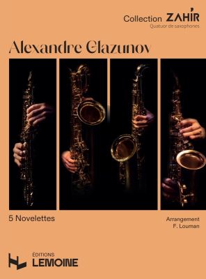 Glazunov 5 Novelettes Op. 15 4 Saxophones (SATB) (Part./Parties) (transcr. Florent Louman)