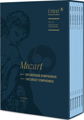 Mozart Die grossen Symphonien 6 Partituren im Schuber (herausgegeben von Cliff Eisen und Henrik Wiese)