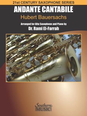 Bauersachs Andante Cantabile for Alto Saxophone and Piano (arr. Dr. Rami El-Farrah)