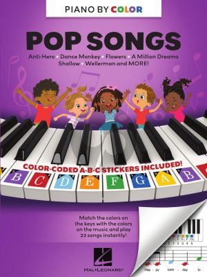 Piano-by-Color – Pop Songs