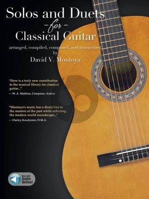 Solos and Duets for Classical Guitar (Book with Audio online) (arr. David V. Montoya)