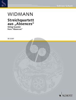 Widmann String Quartet from "Absences" (Score/Parts) (1990/1993)