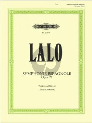 Lalo Symphonie Espagnole Op.21 Violin and Orchestra