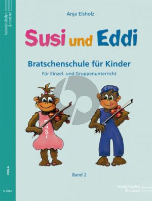 Elsholz Susi und Eddi - Bratschenschule für Kinder Band 2 (Für Einzel- und Gruppenunterricht) (Spielpartitur)